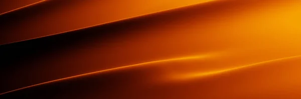Рендеринг Абстрактной Волны Оранжевый Черный Градиентный Фон — стоковое фото