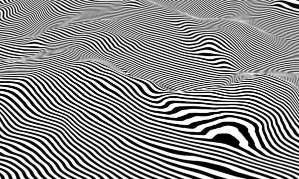 Візуалізував Чорно Біле Абстрактне Тло Заряджені Лінії — стокове фото