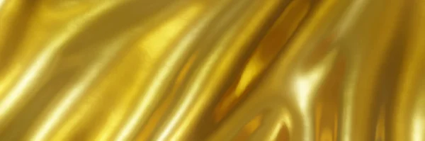 Rendering Abstract Gold Background Golden Wave Texture — Fotografia de Stock