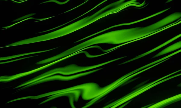 Fundo Onda Abstrato Ondas Verdes — Fotografia de Stock