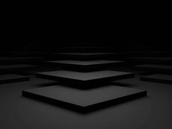 Abstracte Zwarte Geometrische Achtergrond — Stockfoto