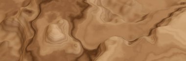 3D rendered sedimentary mountain. Sandstone hill.