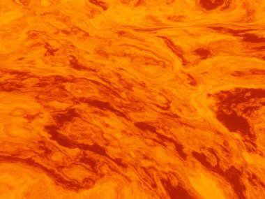 3D soyut volkanik lav arkaplanı oluşturuldu