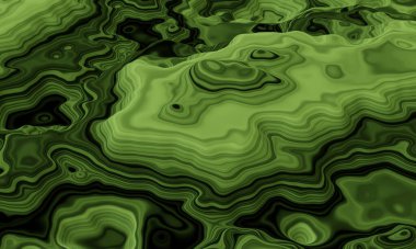 3D rendered sedimentary mountain. bedded sandstone hill.