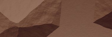 3D abstract brown stone wall background