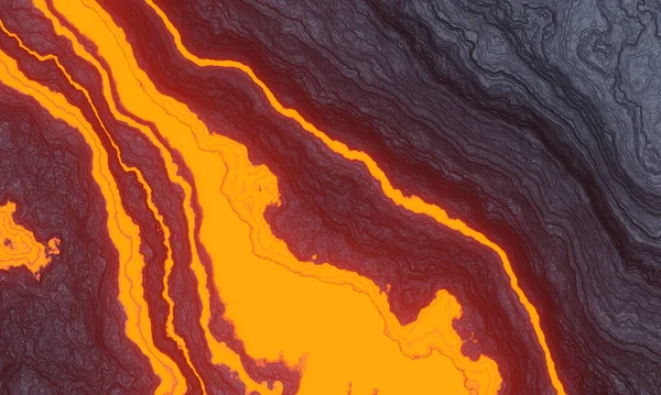 Rendered Abstract Volcanic Lava Background — Stockfoto