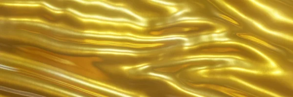 Rendering Abstract Gold Background Golden Wave Texture — 스톡 사진