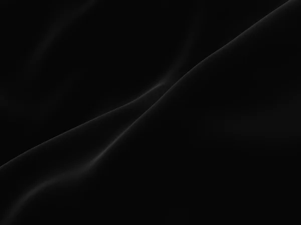 Rendered Black Wave Background — Stock Photo, Image
