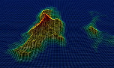 3D, bilimsel şebekeyi gradyan renk adası haline getirdi.