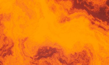 3D soyut volkanik lav arkaplanı oluşturuldu