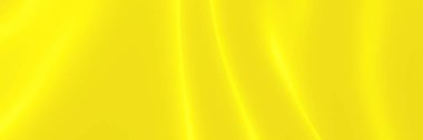 Soyut sarı arkaplan. Kumaş dalgası.
