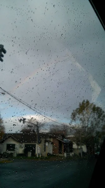 Deszczowy Dzień Piękne Niebo — Zdjęcie stockowe