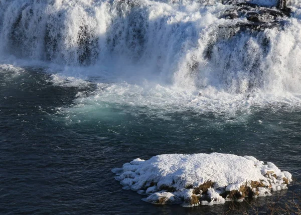 Una Espectacular Cascada Islandesa Una Zona Rural Islandia —  Fotos de Stock