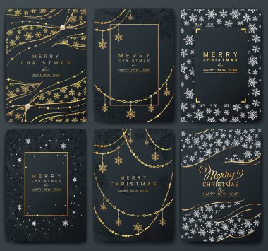 Noel posteri. Noel ağacı dalları olan Noel kartlarının taşıyıcısı.