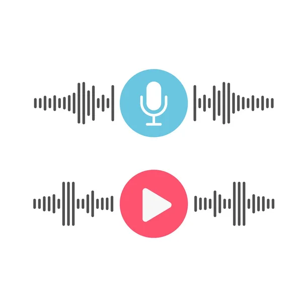 Conception Émissions Podcast Icône Microphone Illustration Vectorielle Isolée Sur Fond — Image vectorielle