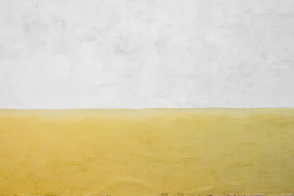 Witte Gele Muurachtergrond Betonnen Textuur — Stockfoto