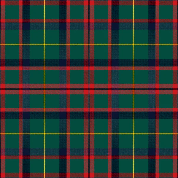 Rood Blauw Geel Groen Tartan Plaid Naadloze Patroon Achtergrond Flanel — Stockvector