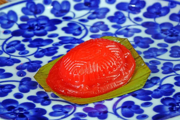 Kue Kura Kura Merah Ang Kueh Atau Kue Pastri Tionghoa — Stok Foto