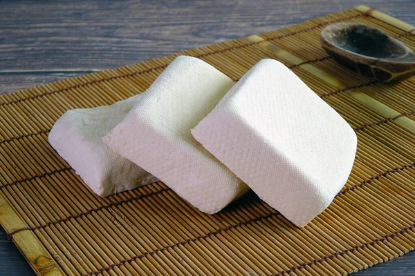 Tofu Chinês Tradicional Tofu Bloco Tofu Duro — Fotografia de Stock