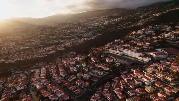 Vista aérea do Funchal, Madeira, Portugal — Vídeo de Stock