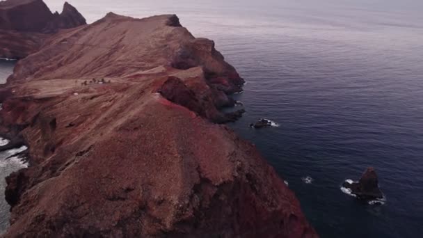 Sunset on Ponta Sao Lourenco, Madeira, — Vídeos de Stock