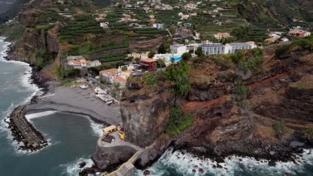 Ponta do Sol town on Madeira Island — Stock Video
