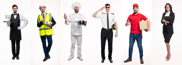 Группа людей разных профессий