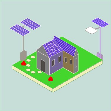 Güneş pili ile çalışan alternatif enerji