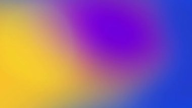 Sarı-menekşe sıvı döngüsü. Soyut bulanık arkaplanı olan 4k stok videosu. Kaplama, filtre, efekt, yeni gönderi, reklam için klips. Hareket grafikleri.