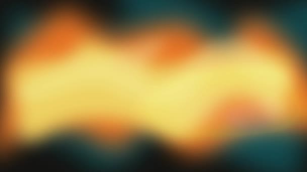 燃える炎のアニメーション 動くエネルギーを持つストックビデオ 暗いオレンジの色の抽象的なカンニンググラフィック オーバーレイとエフェクトのクリップ — ストック動画
