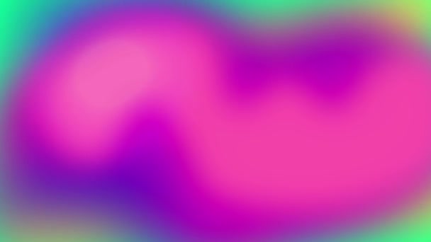 Blurry pink green smoke in 4k. Stock abstract video with fluid overflow. Looped movement of particles. For new posts, text, frames, overlays, filters, stories. — Stock Footage Blurry Pink Green Smoke Stock Abstract Video Fluid Overflow Looped — Stock Video