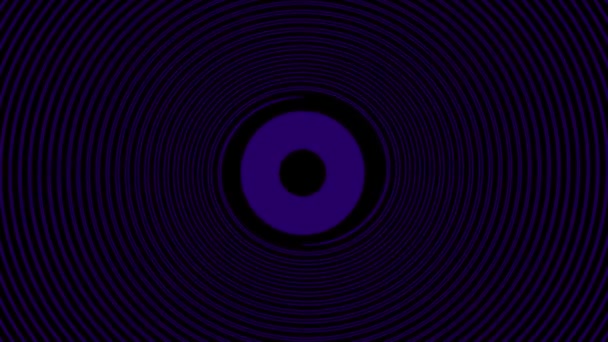 Fondo Púrpura Círculos Lleno Color Transición Para Vídeo Protector Pantalla — Vídeo de stock