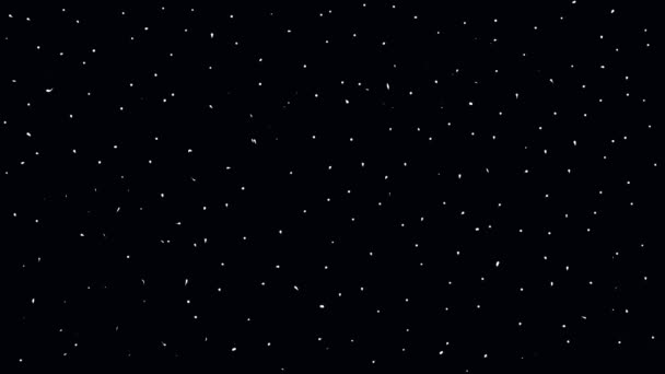 Анимация Маленьких Белых Точек Текстура Круглого Шума Фильтр Смешивания Альфа — стоковое видео