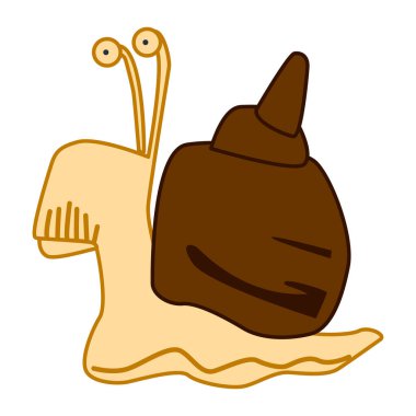 Beyaz arka planda, karton kutunun içinde, uzun hayvan burnu uzatmak. Pakette saklanan bir kirpinin stok çizimi. Sorunlardan kaçınma kavramı, karantina, kendini izole etme, panik atak..