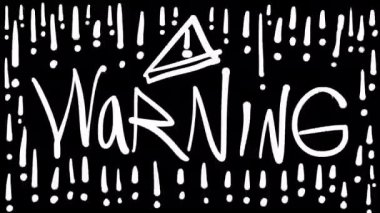 2D animation of a stylized doodle video with white shading