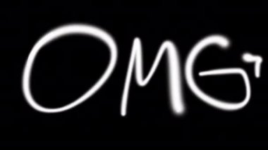 Grunge texture animation with white doodles