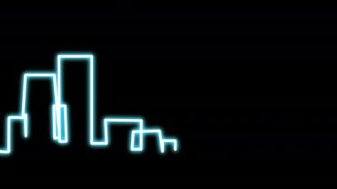Modern bir neon metropol..