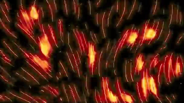 Étincelles rouges brillantes — Video
