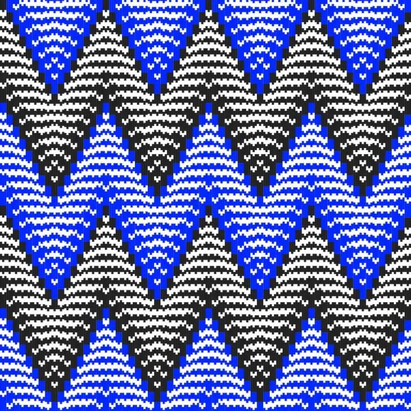 Seamless Repeatable Zigzag Vector Pattern Interesting Abstract Background Can Used — стоковый вектор