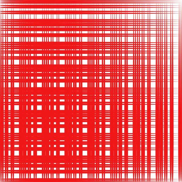 Red White Geometric Pattern Interesting Effect Seamless Repeatable Vector Pattern — ストックベクタ