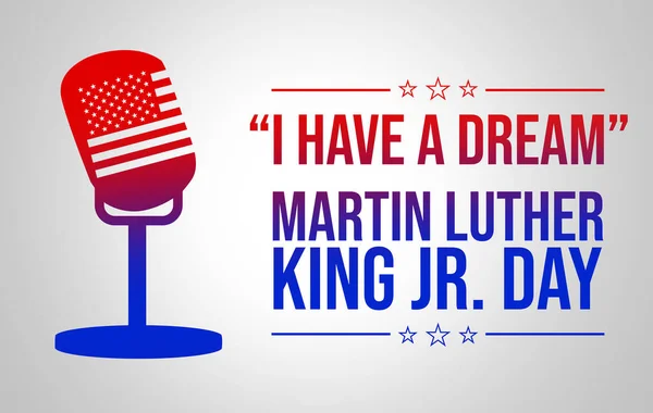 United States Patriotic Concept Background Martin Luther King Day Inglés — Foto de Stock