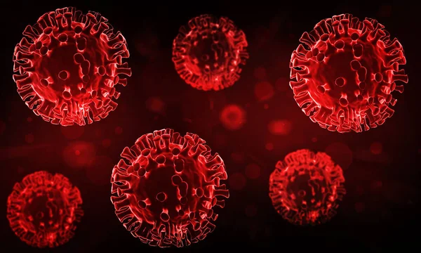 Coronavirus Omicron Variant Latest Abstract Background Health Medical Virus Concept — Stock Photo, Image