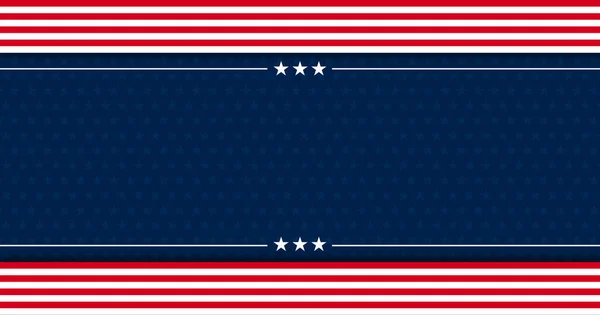 Modern United States Flag Style Patriotic Background Design Stars Lines — Stock Photo, Image