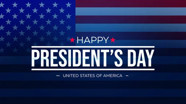 Happy Presidents Day Vereinigte Staaten Von Amerika Hintergrund Abstrakte Patriotischer — Stockfoto