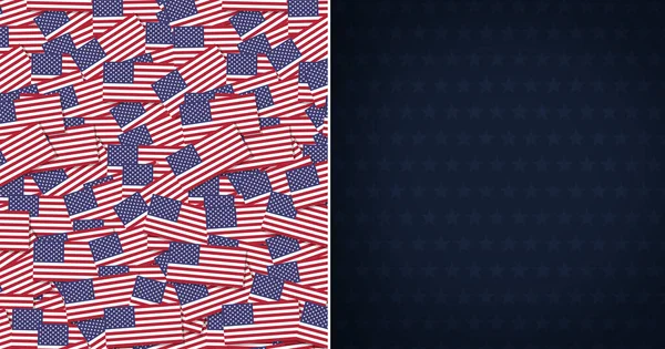 American Badges Style Abstrakt Background Empty Space Text Americký Vlastenecký — Stock fotografie