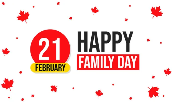 Kanada Happy Family Day Concept Abstrakt Bakgrund Med Blad Och — Stockfoto