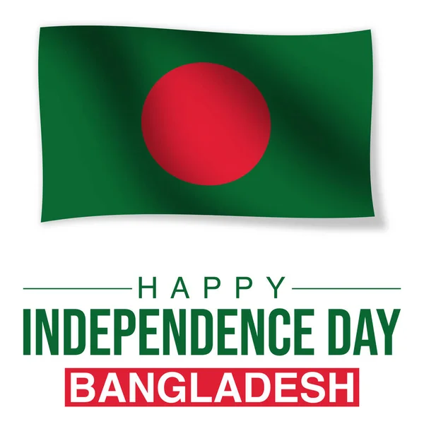 Bangladesh Día Independencia Social Media Post Design Background —  Fotos de Stock