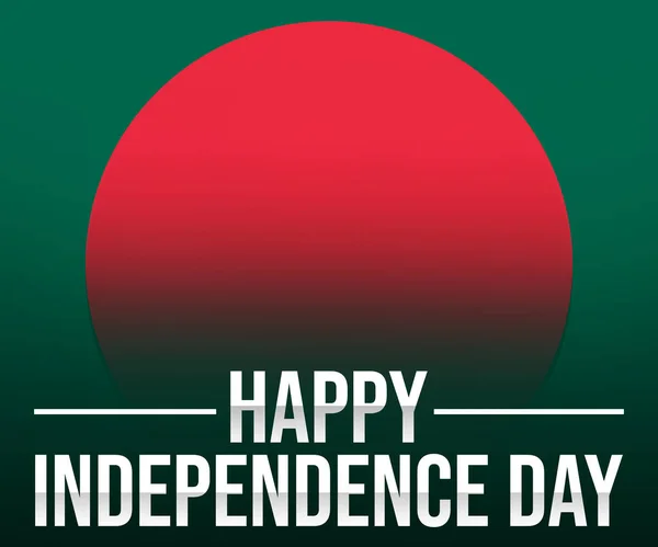 Joyeuse Fête Indépendance Bangladesh Avec Drapeau Toile Fond Papier Peint — Photo