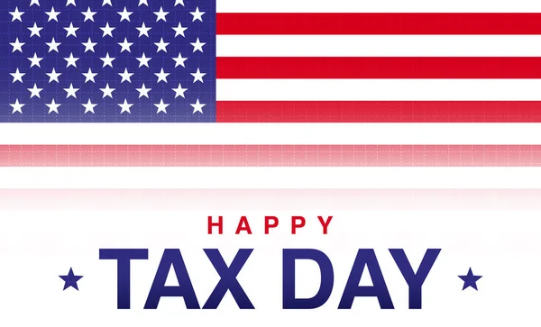 Счастливый Налоговый День Фоне Финансового Кризиса Сша Сша Налоговый День — стоковое фото
