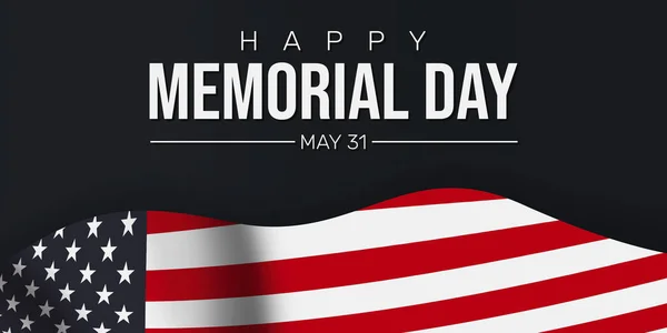 Gelukkige Memorial Day Verenigde Staten Van Amerika Wordt Gevierd Mei — Stockfoto